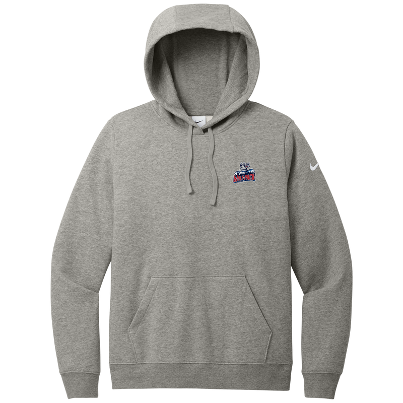 CT Wolfpack South Nike Women's Club Fleece Sleeve Swoosh Pullover Hoodie