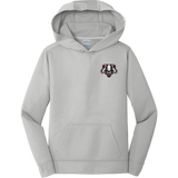 Scary Badgers Youth Performance Fleece Pullover Hooded Sweatshirt