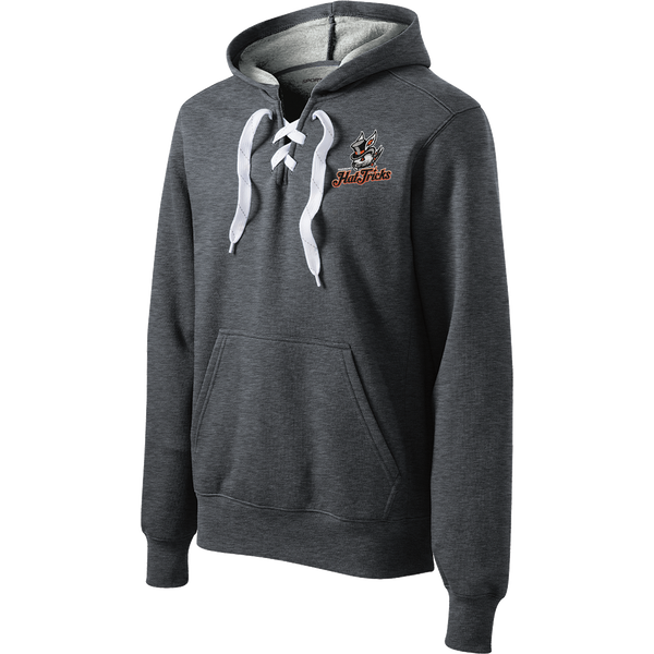 Danbury Hat Tricks Lace Up Pullover Hooded Sweatshirt