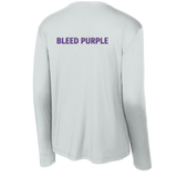 Curry College (Bleed Purple Hockey) Youth Long Sleeve PosiCharge Competitor Tee