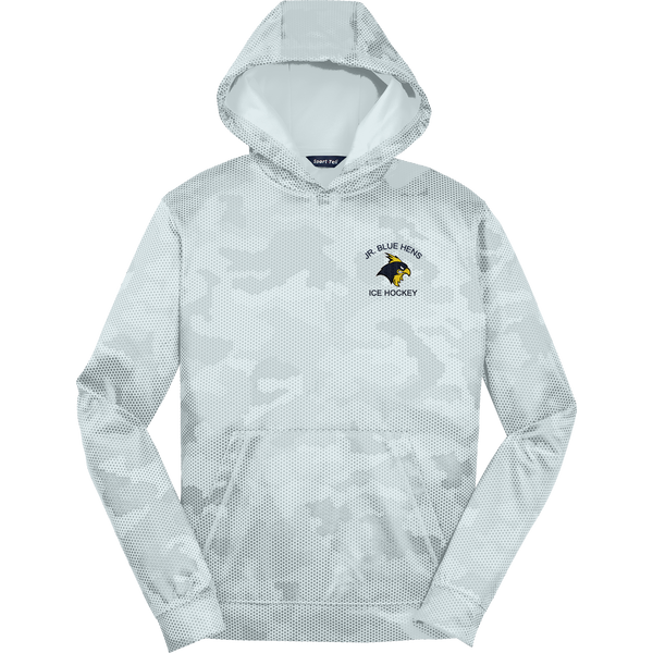 Delaware Jr. Blue Hens Youth Sport-Wick CamoHex Fleece Hooded Pullover